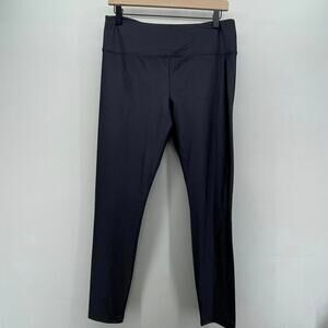 Fornia Shiny Black Ankle Leggings‎